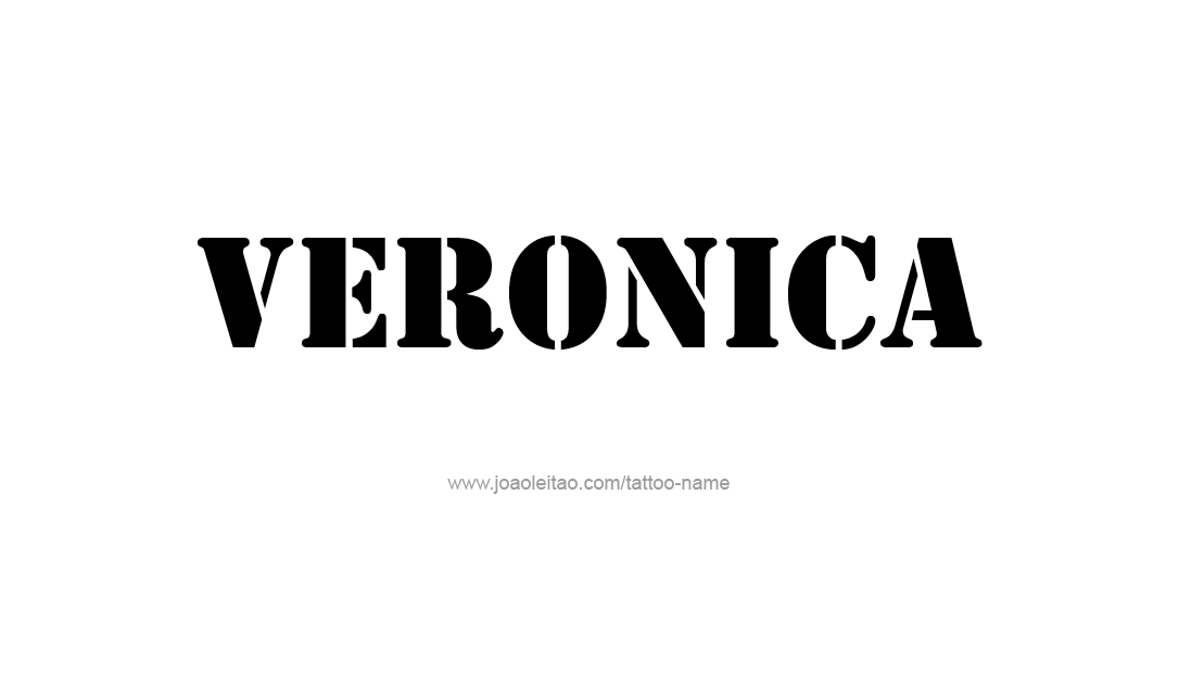 Tattoo Design Name Veronica   