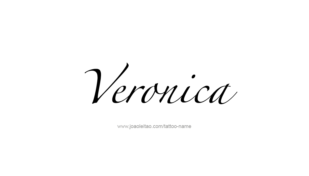 Tattoo Design Name Veronica   