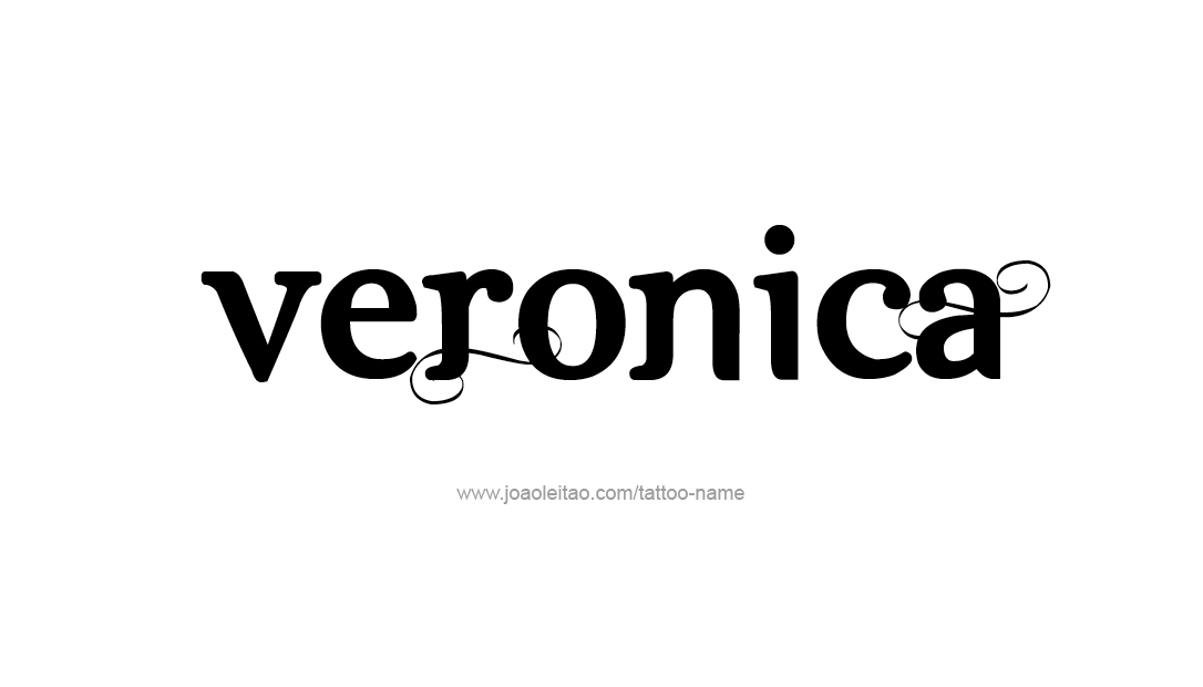 Tattoo Design Name Veronica   