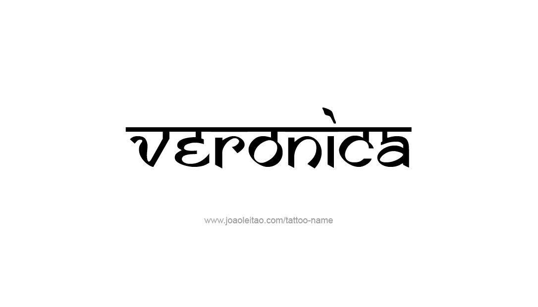 Tattoo Design Name Veronica   