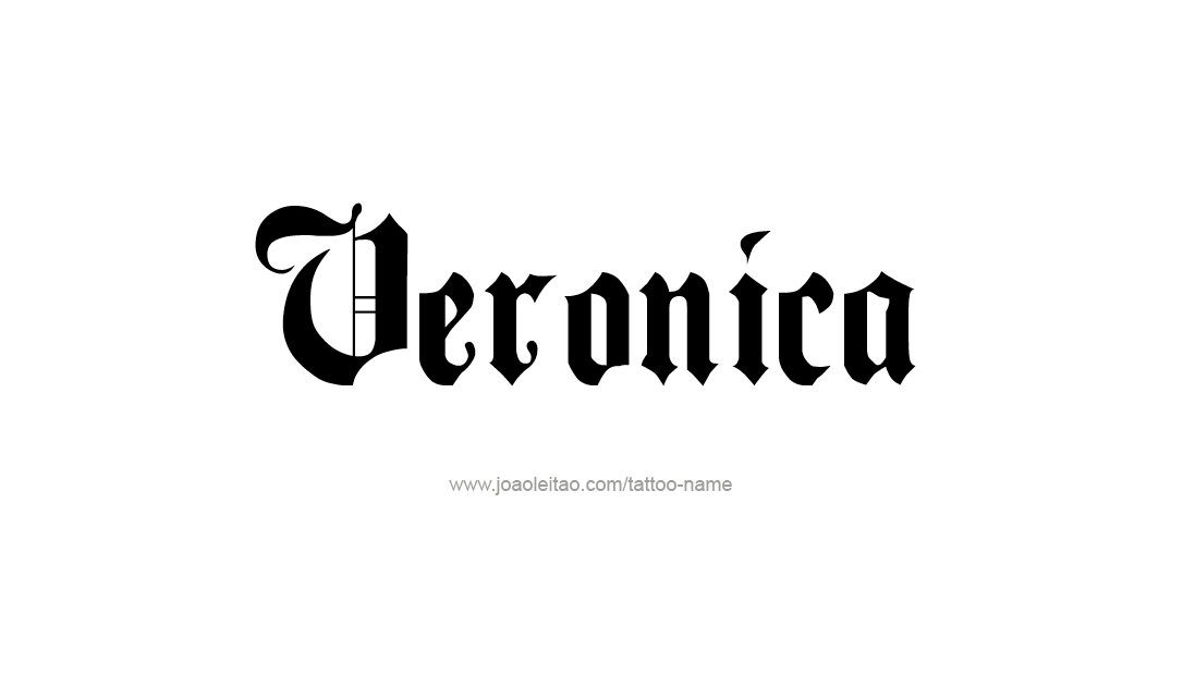 Tattoo Design Name Veronica   