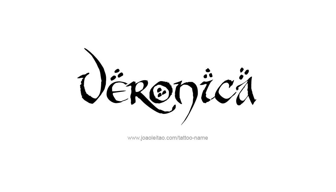 Tattoo Design Name Veronica   