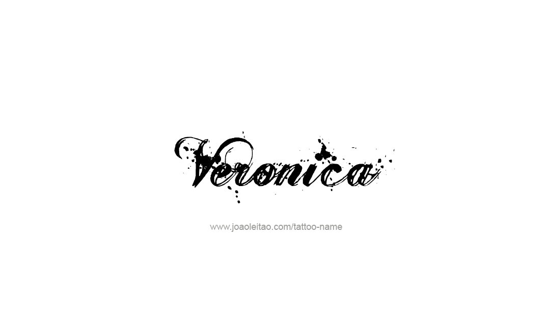 Tattoo Design Name Veronica   