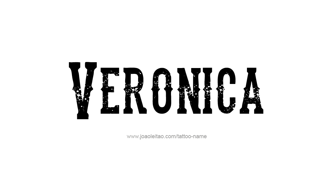 Tattoo Design Name Veronica   