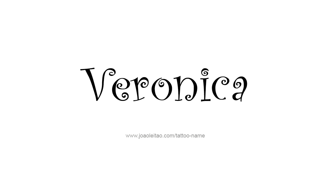 Tattoo Design Name Veronica   