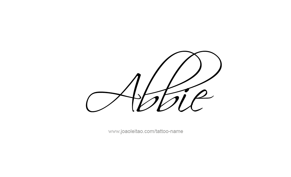 Tattoo Design  Name Abbie   