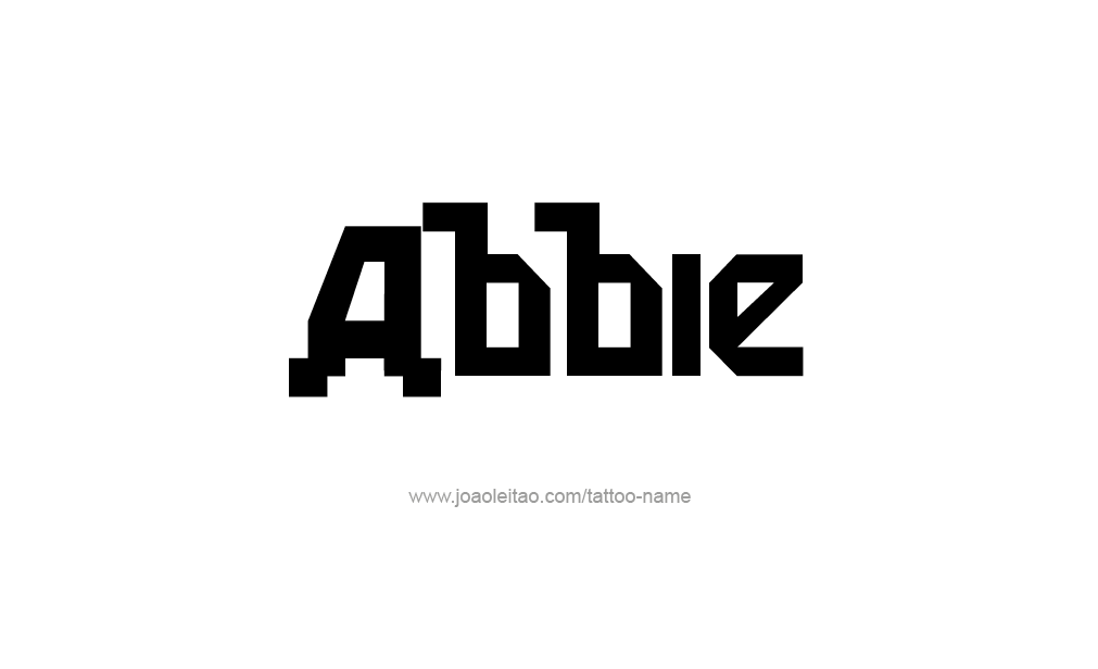 Tattoo Design  Name Abbie   