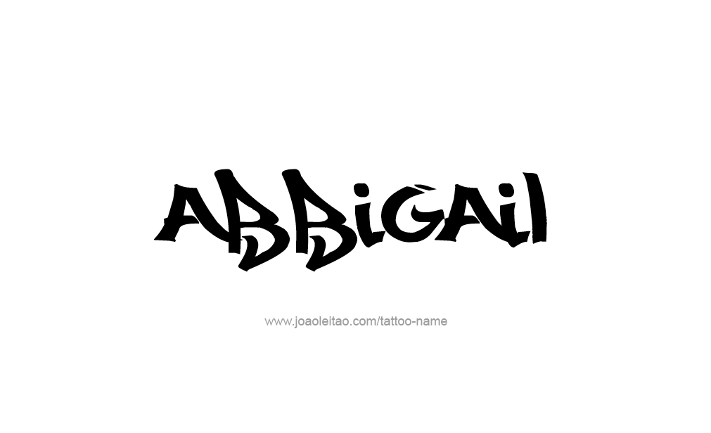 Tattoo Design  Name Abbigail   