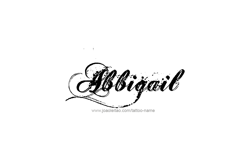 Tattoo Design  Name Abbigail   