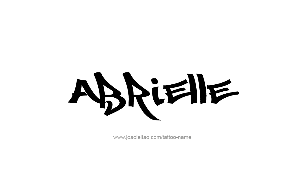 Tattoo Design  Name Abrielle   