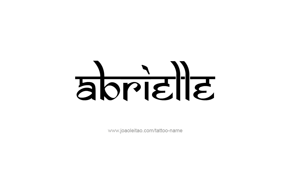 Tattoo Design  Name Abrielle   