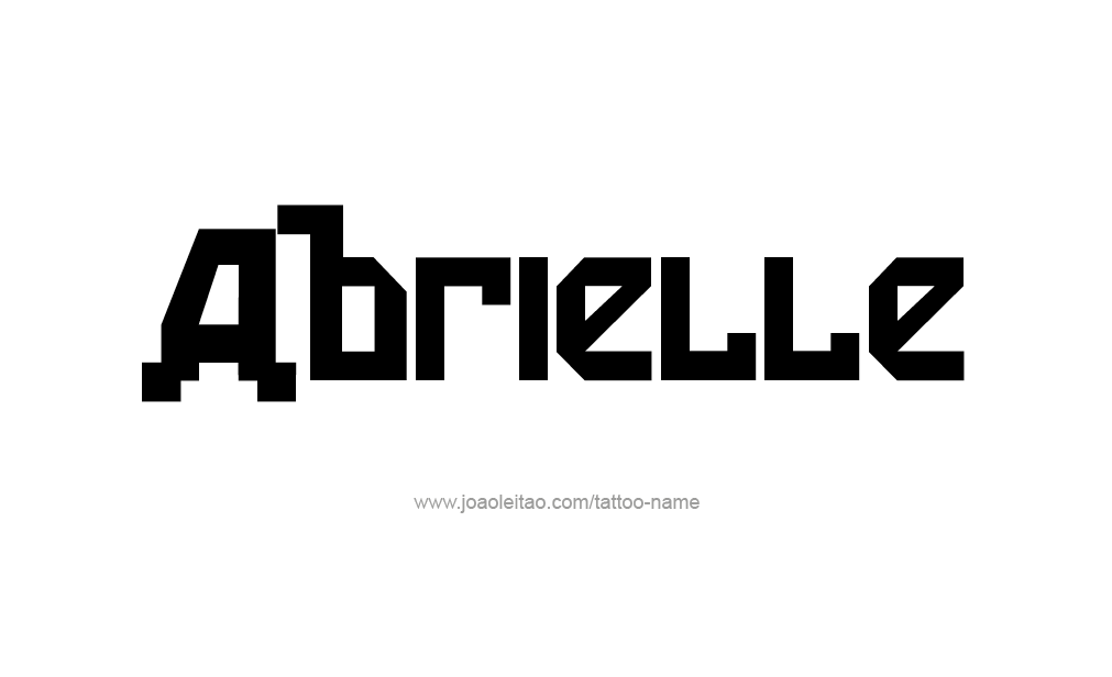 Tattoo Design  Name Abrielle   