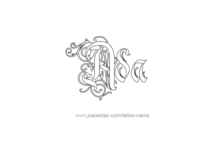 Tattoo Design  Name Ada   