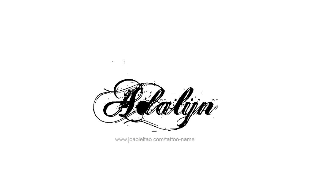 Tattoo Design  Name Adalyn   