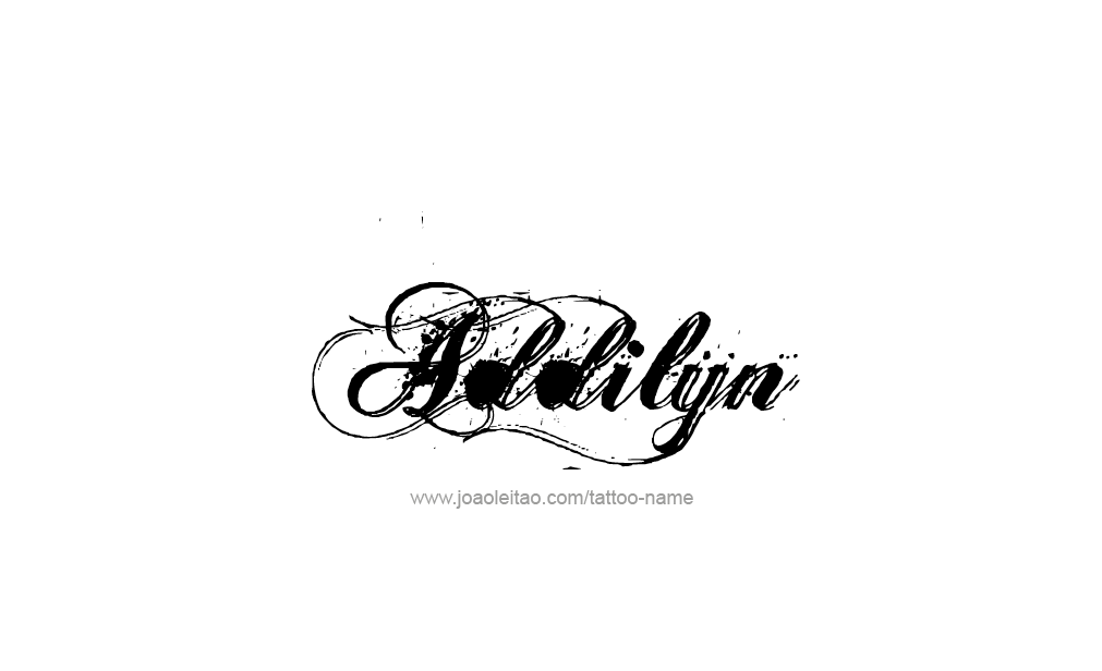 Tattoo Design  Name Addilyn   