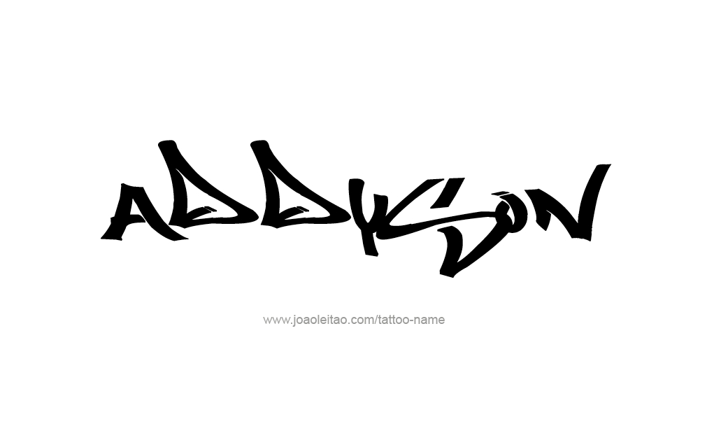 Tattoo Design  Name Addyson   