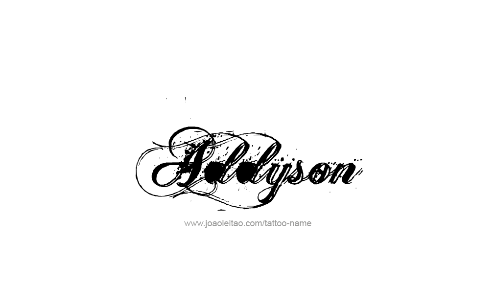 Tattoo Design  Name Addyson   