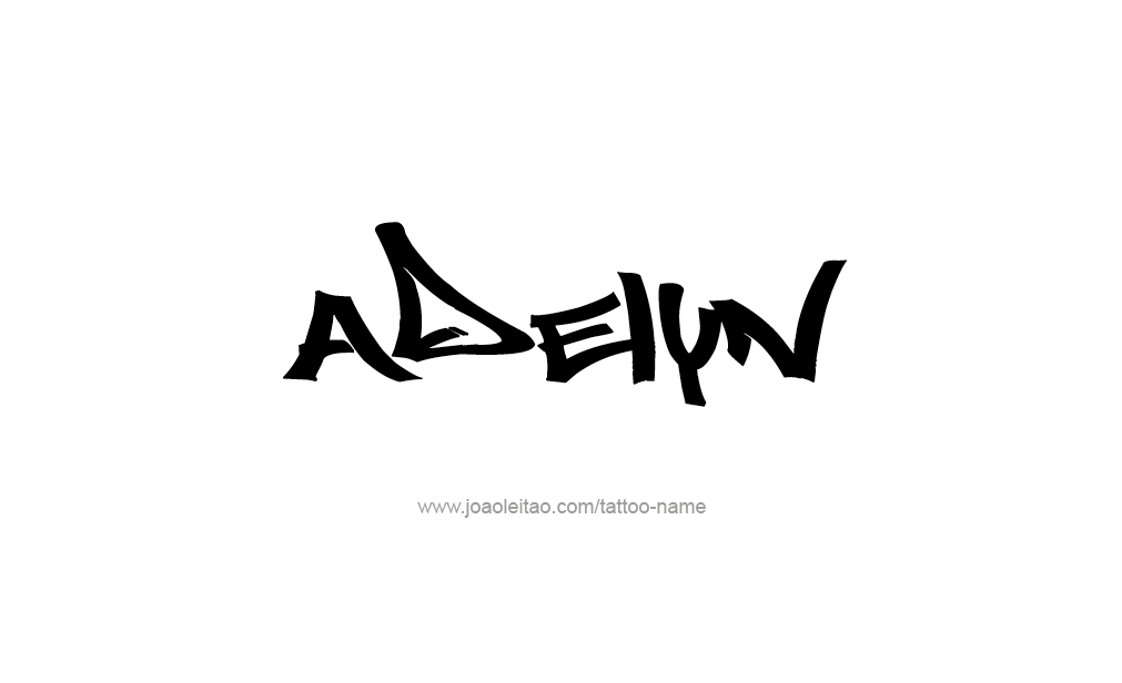 Tattoo Design  Name Adelyn   