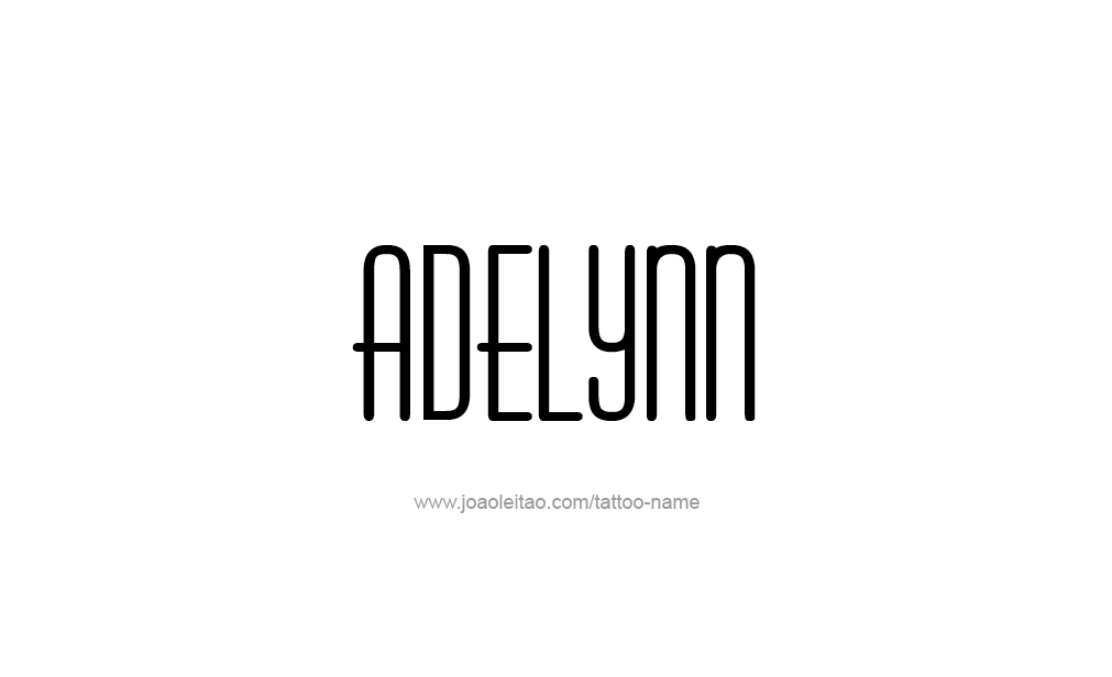 Tattoo Design  Name adelynn   