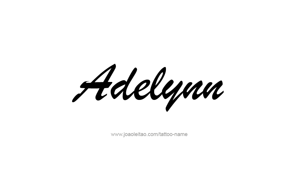 Tattoo Design  Name adelynn   