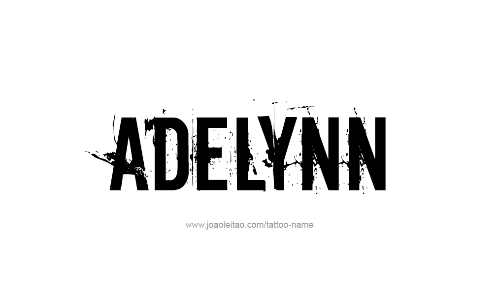 Tattoo Design  Name adelynn   