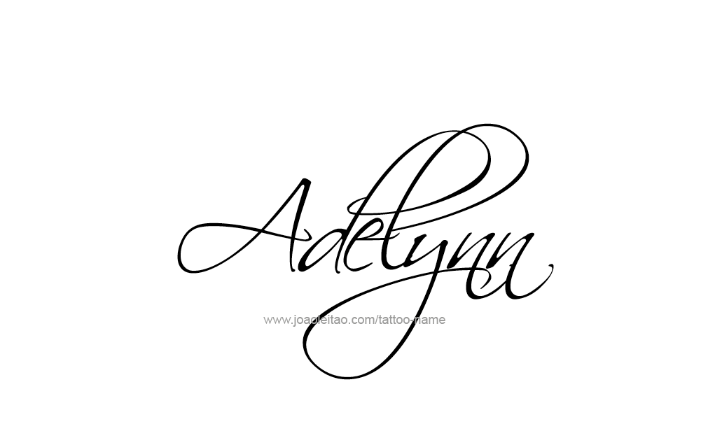 Tattoo Design  Name adelynn   