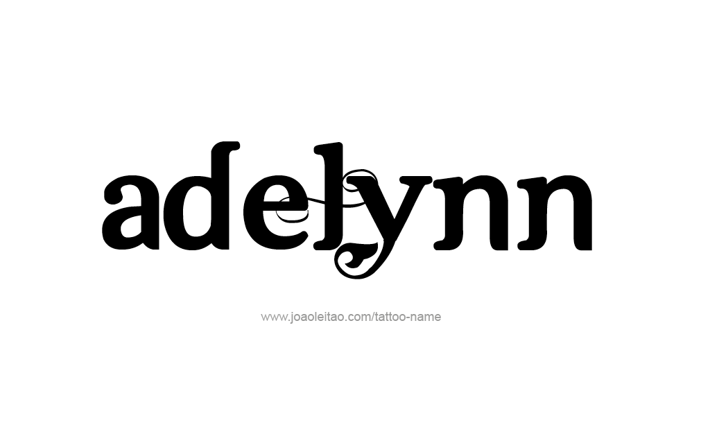 Tattoo Design  Name adelynn   