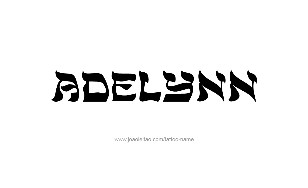 Tattoo Design  Name adelynn   