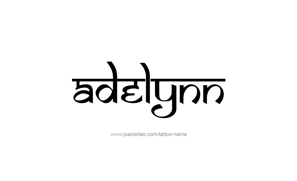 Tattoo Design  Name adelynn   