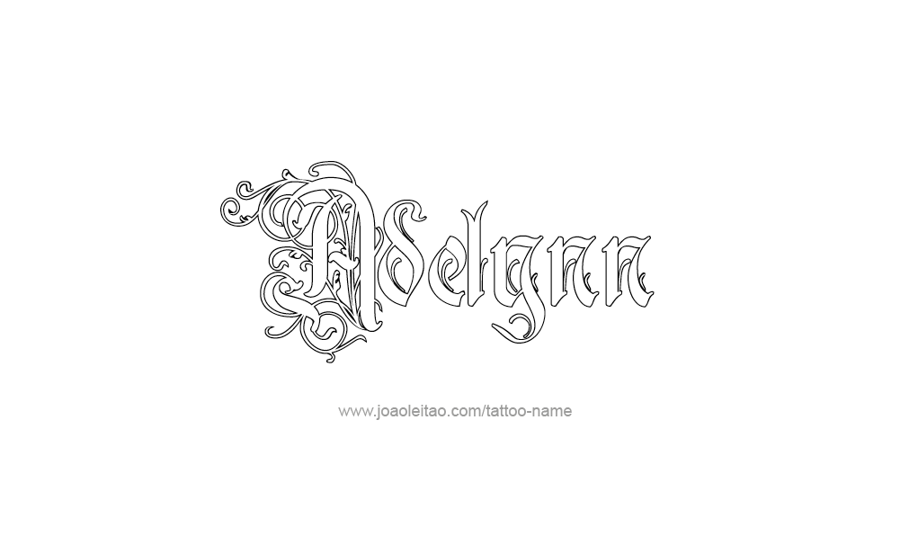 Tattoo Design  Name adelynn   