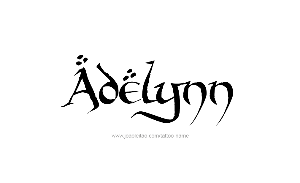 Tattoo Design  Name adelynn   