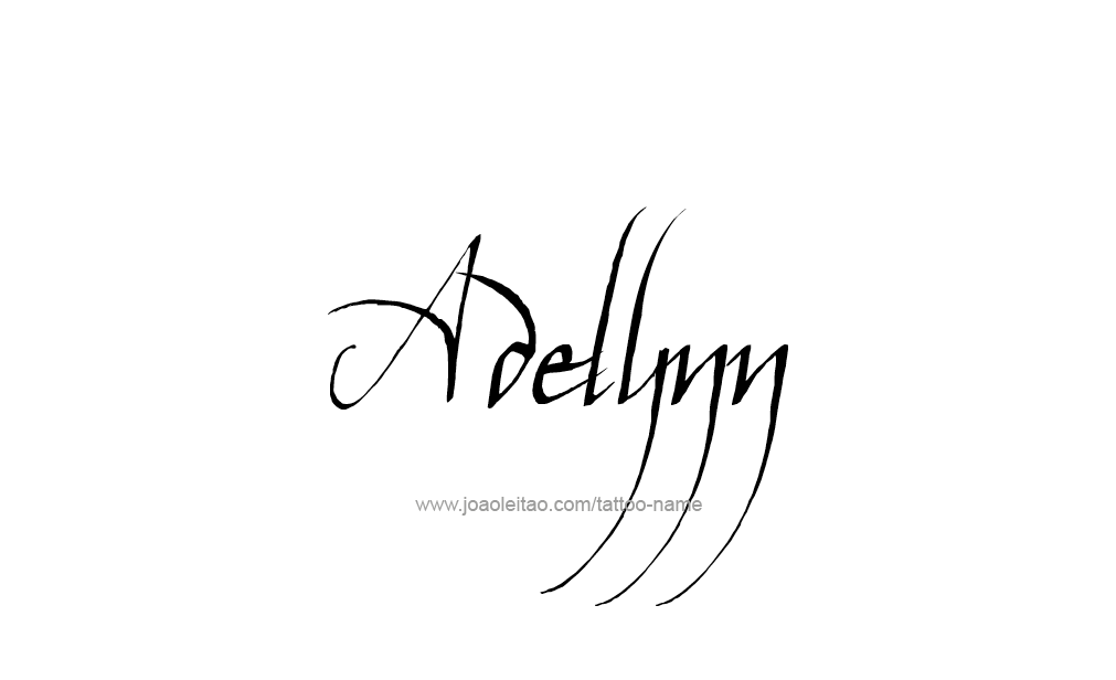 Tattoo Design  Name adelynn   