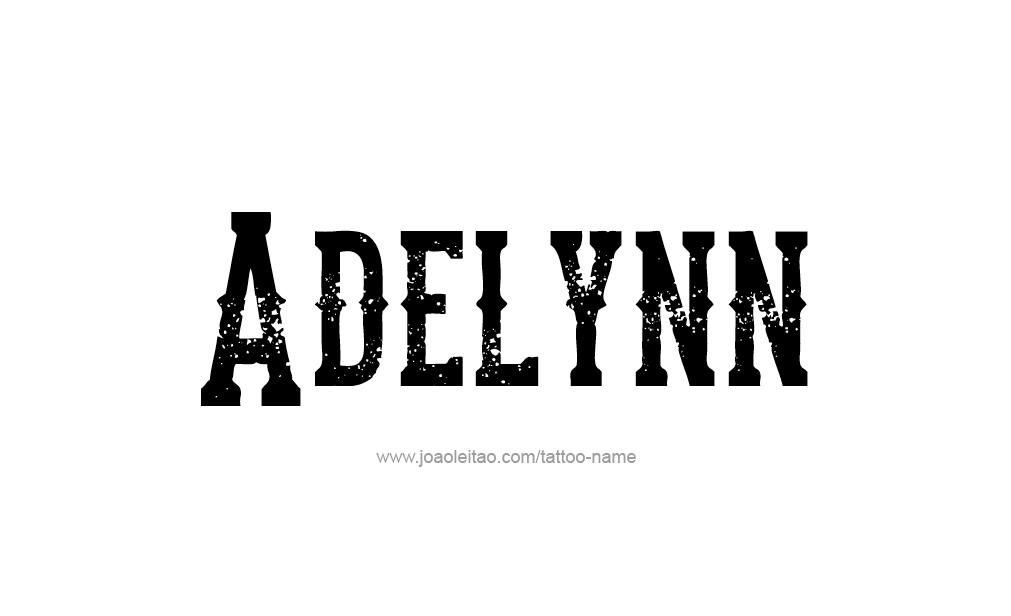 Tattoo Design  Name adelynn   