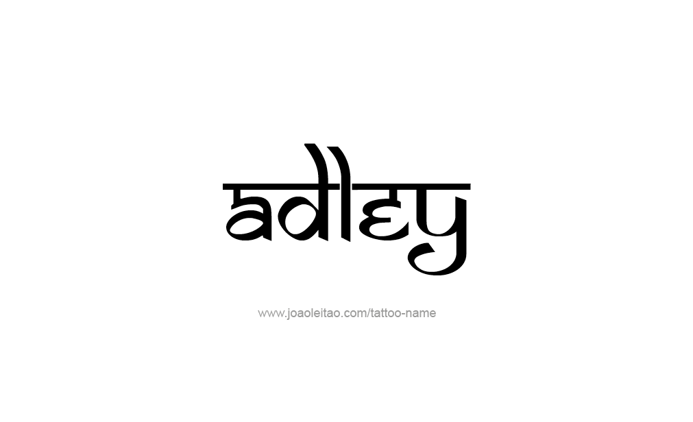 Tattoo Design  Name adley   