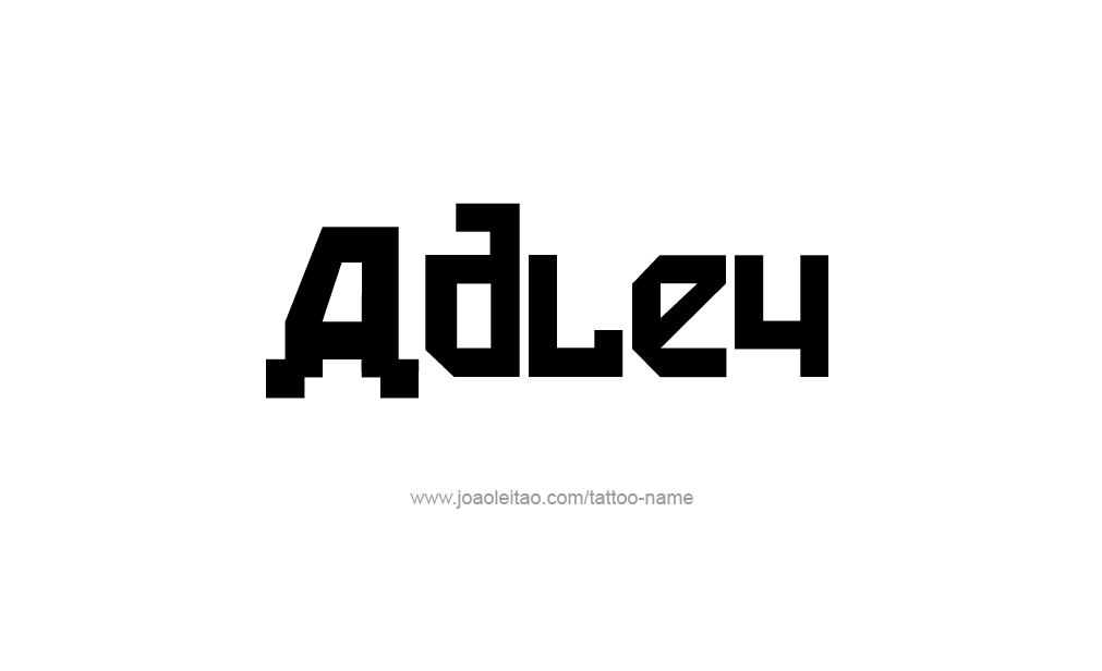 Tattoo Design  Name adley   