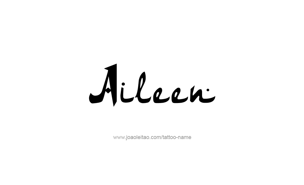 Tattoo Design  Name Aileen   