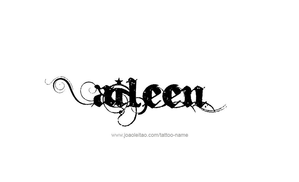 Tattoo Design  Name Aileen   