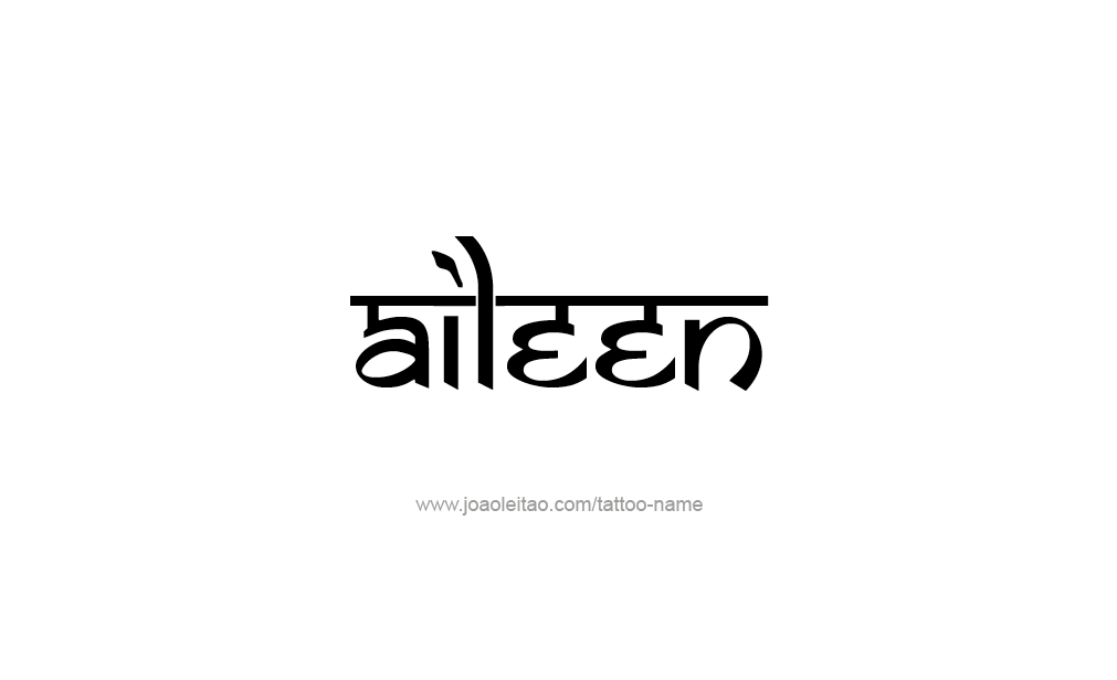 Tattoo Design  Name Aileen   