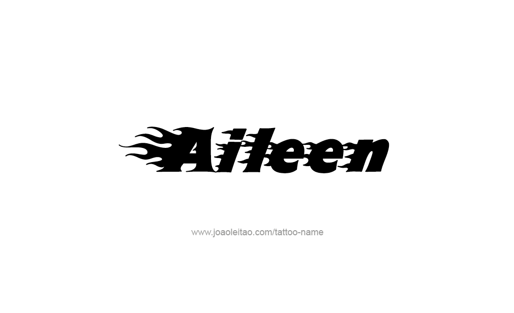 Aileen Name Tattoo Designs