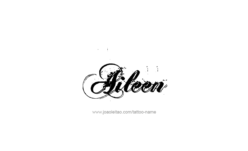 Tattoo Design  Name Aileen   