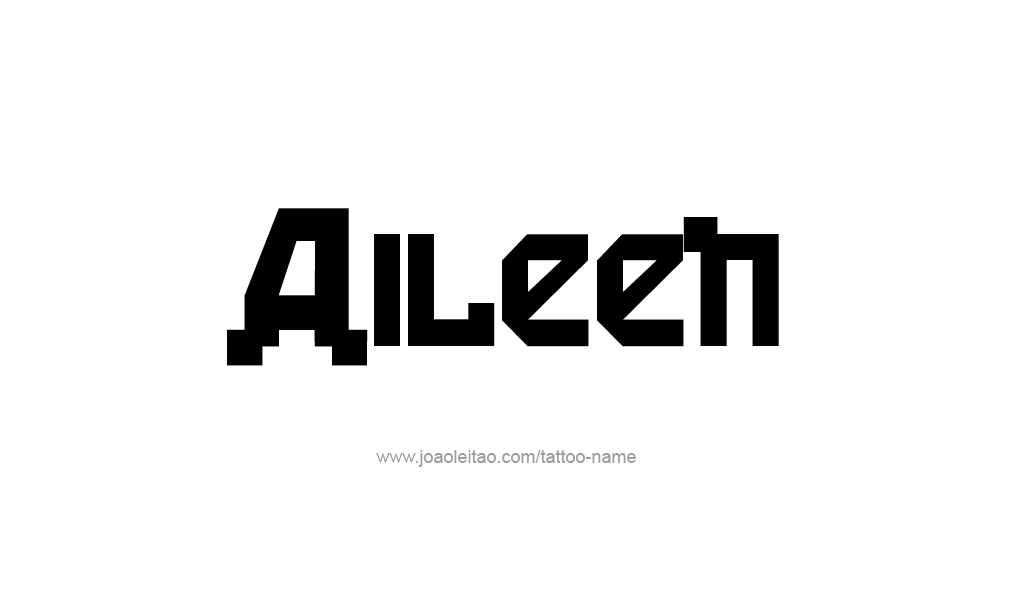 Tattoo Design  Name Aileen   