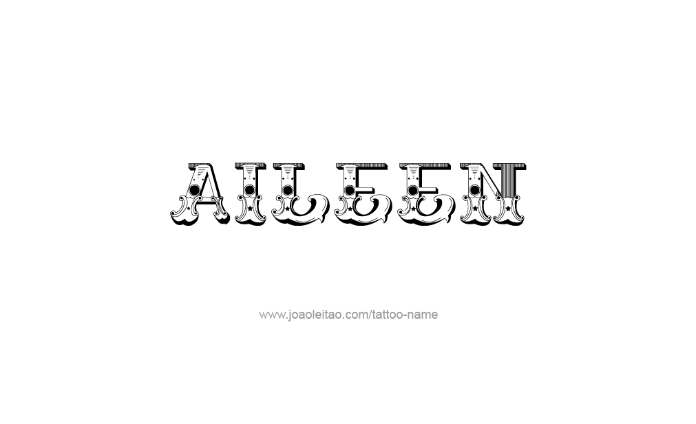 Tattoo Design  Name Aileen   