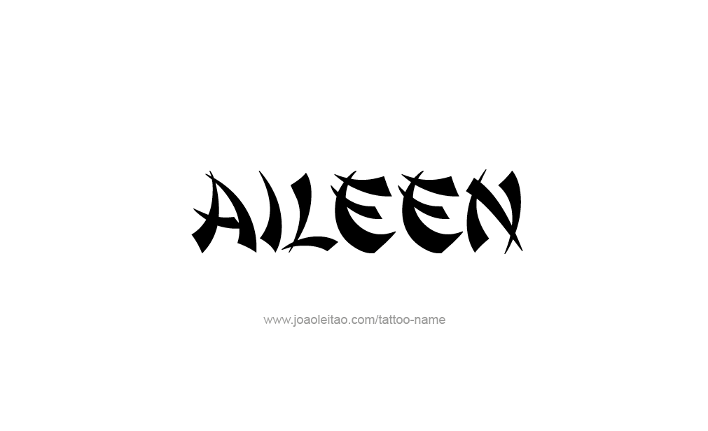 Tattoo Design  Name Aileen