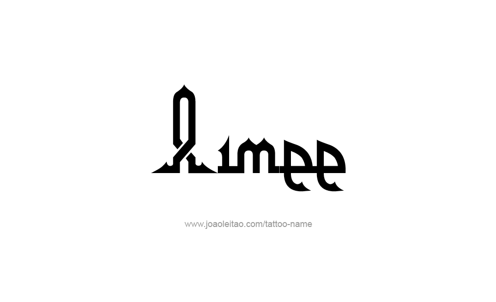 Tattoo Design  Name Aimee   