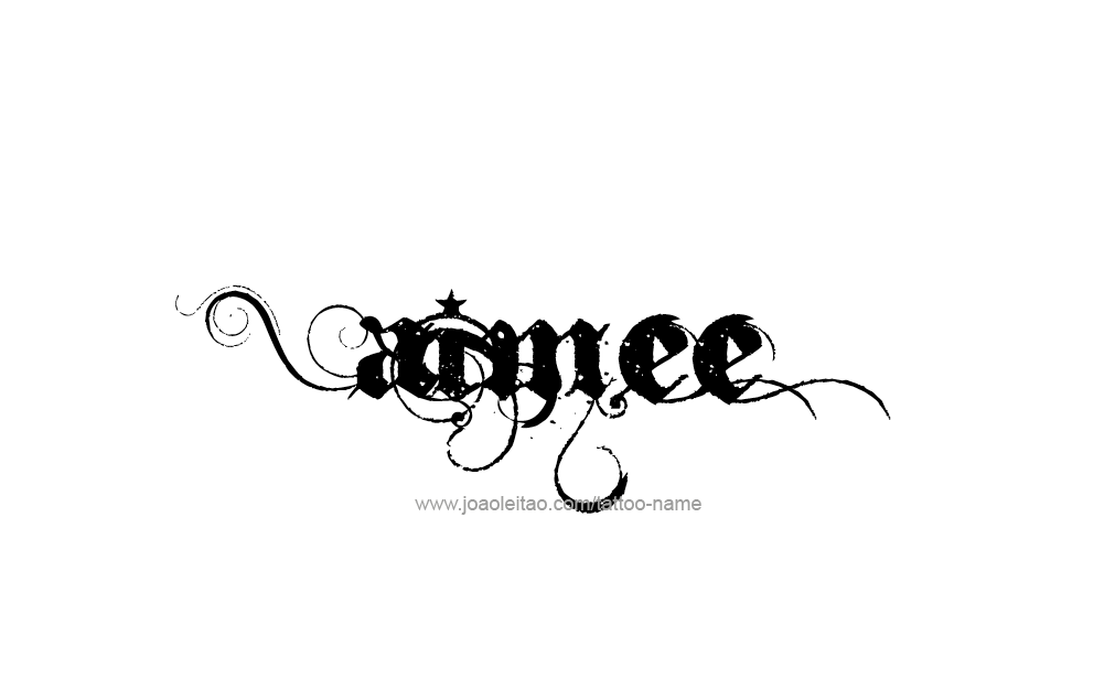 Tattoo Design  Name Aimee   