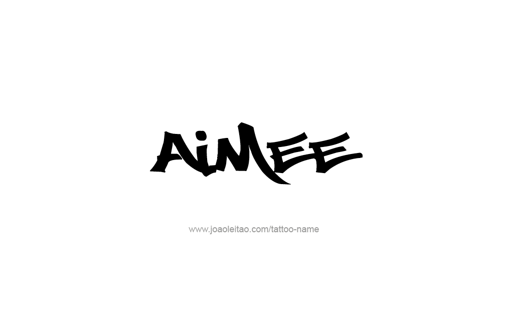 Tattoo Design  Name Aimee   