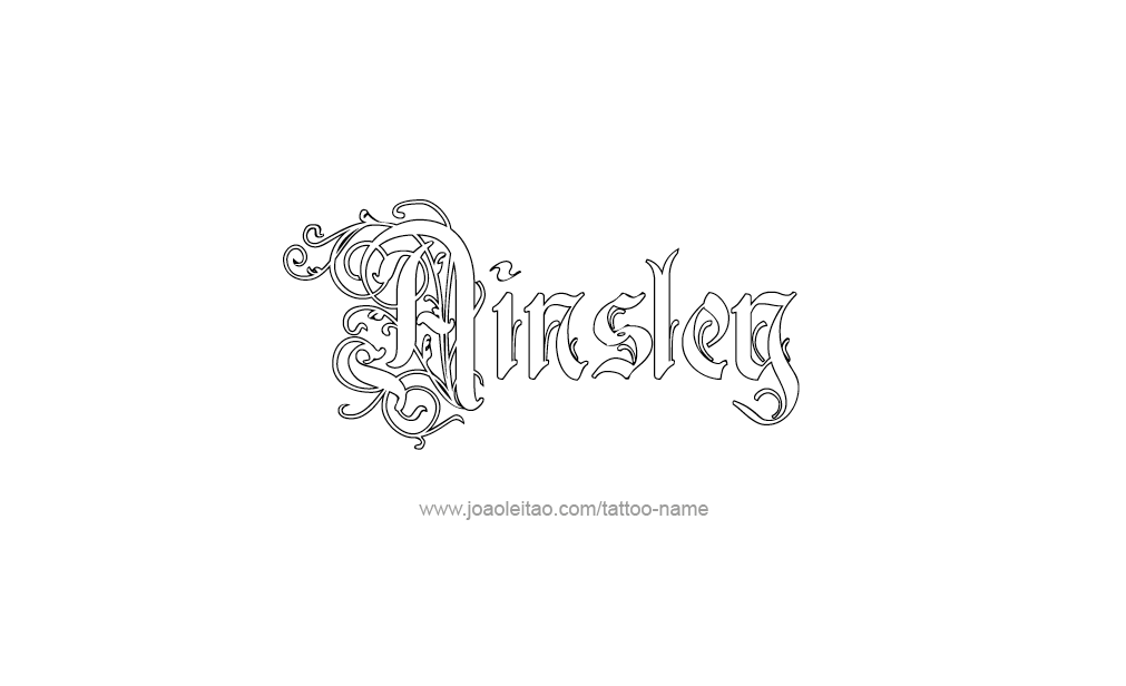 Tattoo Design  Name Ainsley   