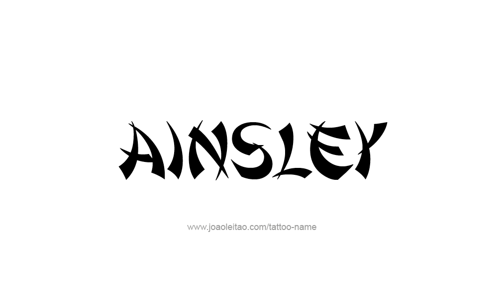 Tattoo Design  Name Ainsley