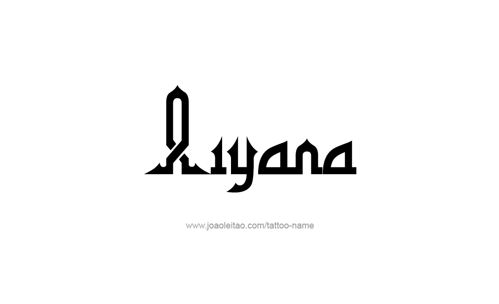 Tattoo Design  Name Aiyana   