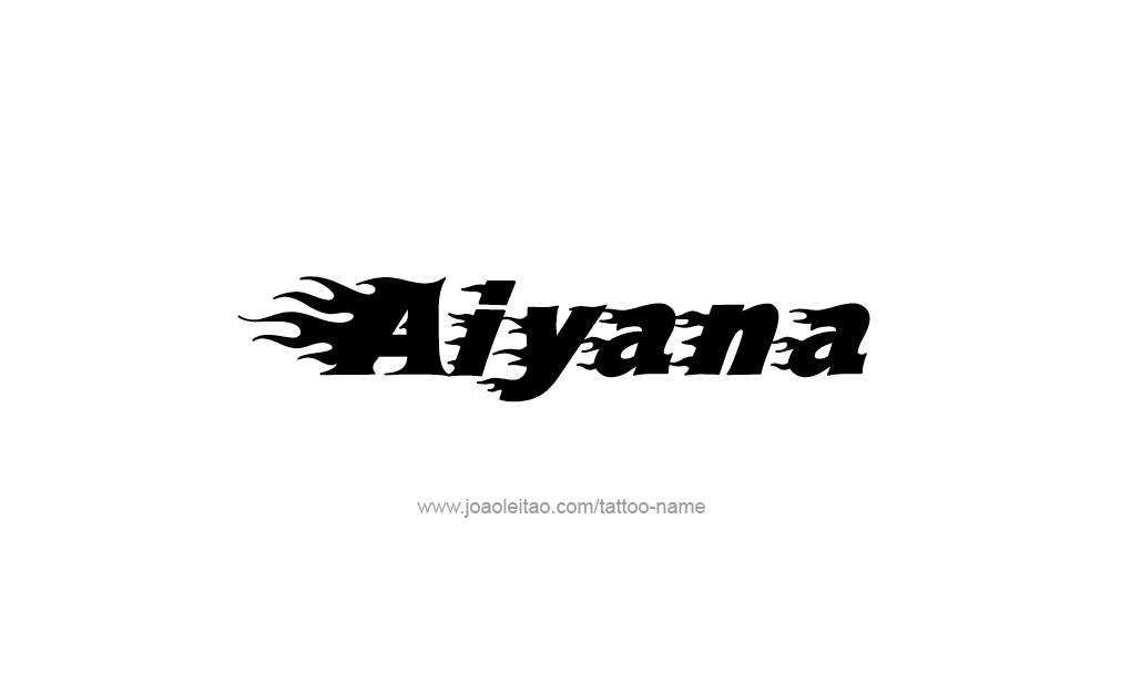 Tattoo Design  Name Aiyana   